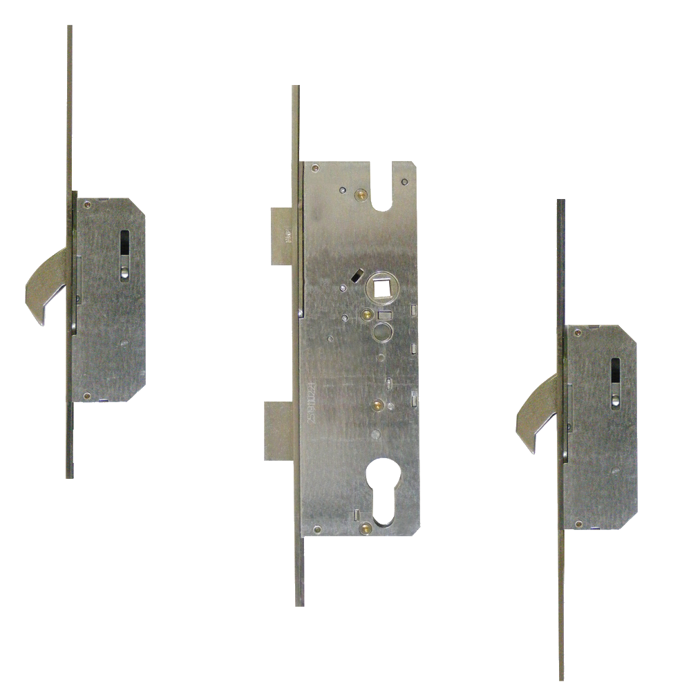 WINKHAUS Cobra Keywind Latch & Deadbolt 20mm Radius Faceplate - 2 Hook