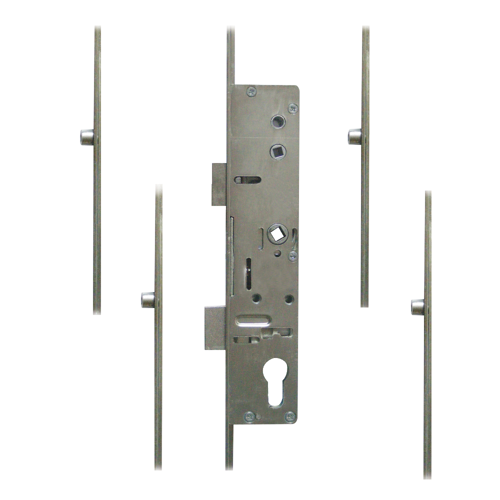 LOCKMASTER Lever Operated Latch & Deadbolt Twin Spindle - 4 Roller