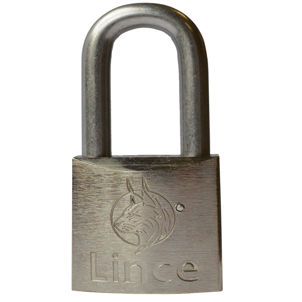 LINCE Nautic Brass Body Corrosion Resistant Long Shackle Padlock