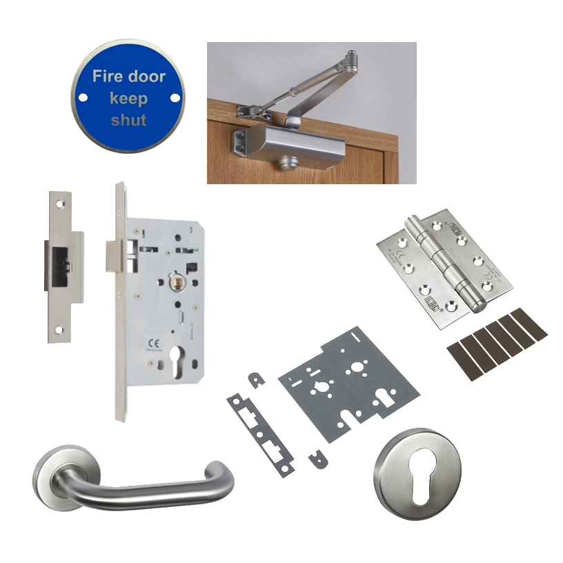 UNION Latch Fire Door Kit