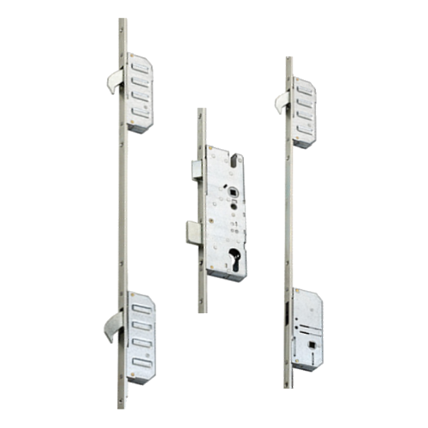 WINKHAUS Cobra Entryguard Lever Operated Latch & Deadbolt 16mm Flat - 3 Hook