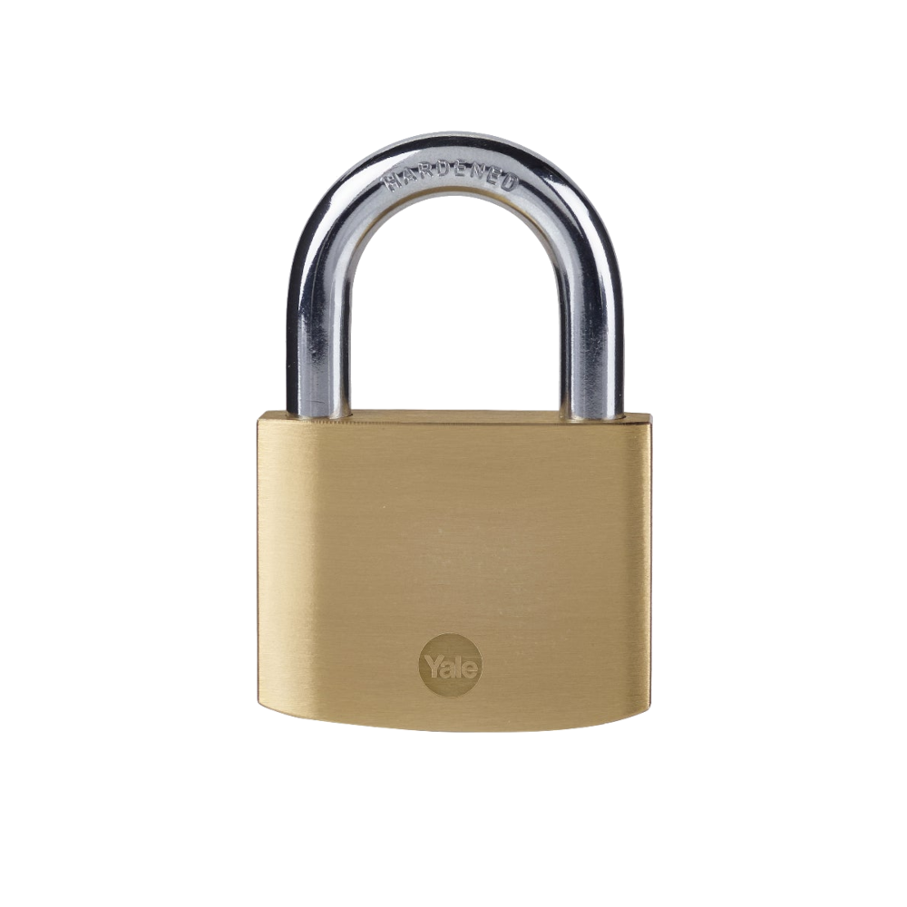 YALE Y110B Brass Open Shackle Padlock