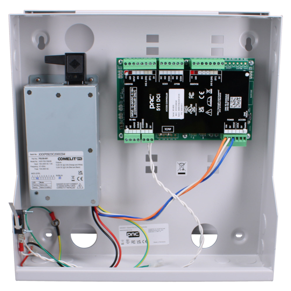 PAC 511 DCi Single Door IP Controller C/W 3.6A PSU 30511