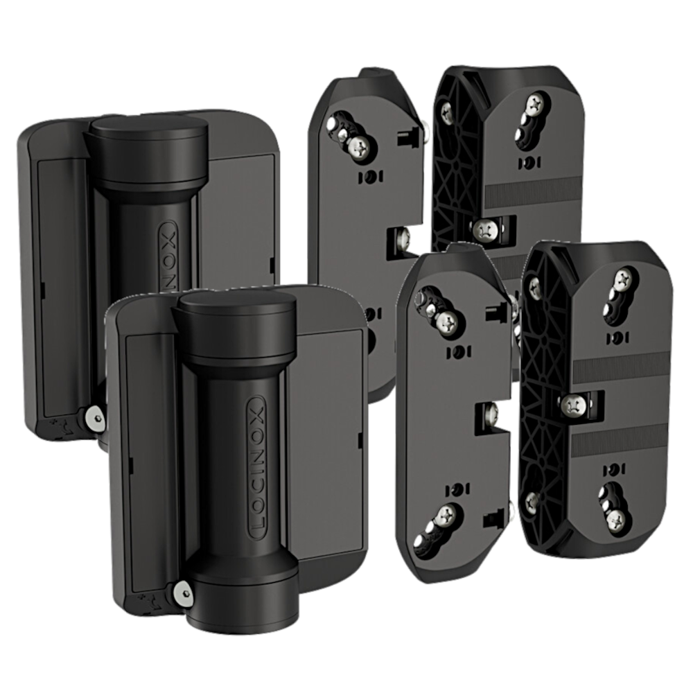 LOCINOX Serval 180 Degree Spring Gate Hinge With Self Drilling Screws