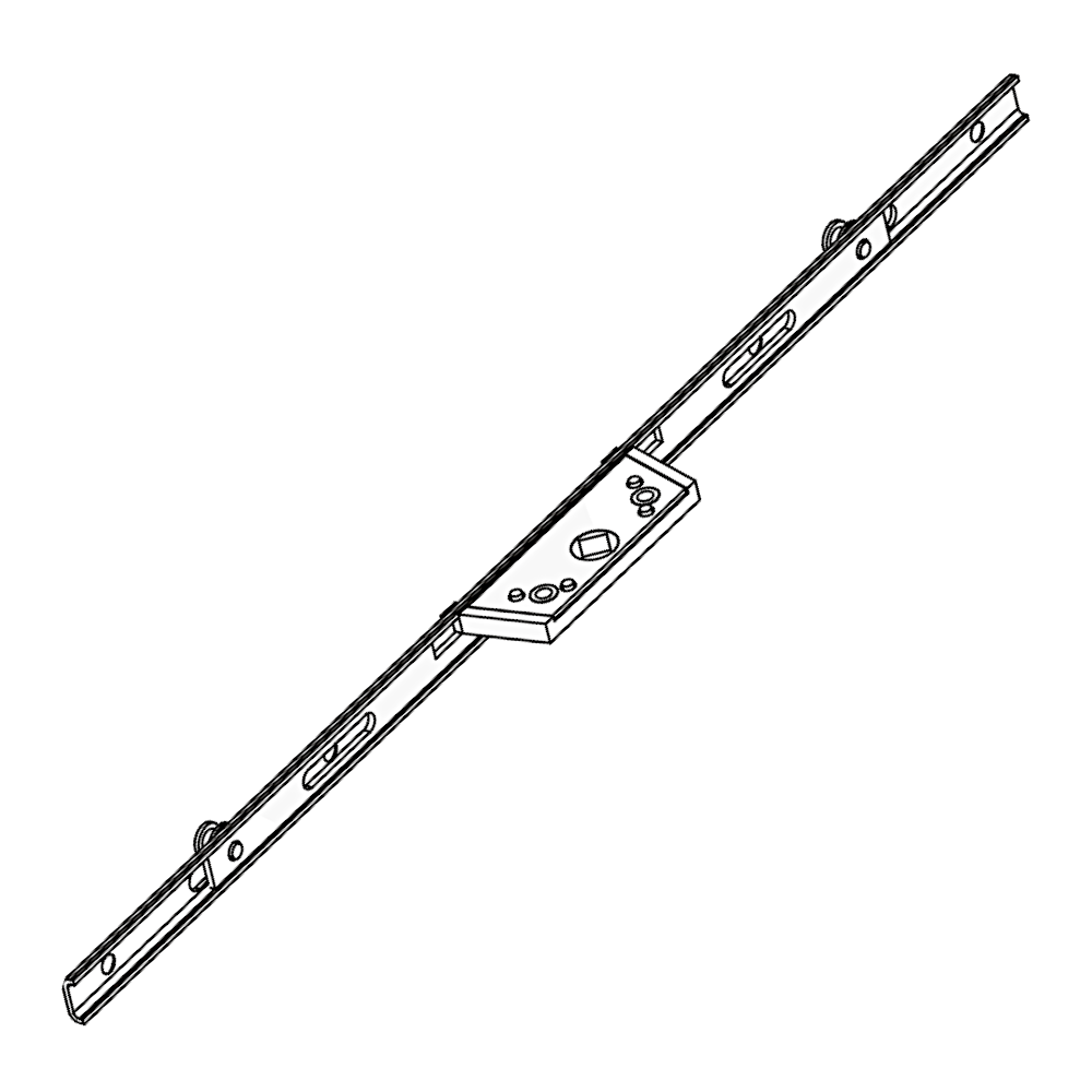 AVOCET Urail Espag Rod 16mm Faceplate & 8mm Cam With 20mm Backset