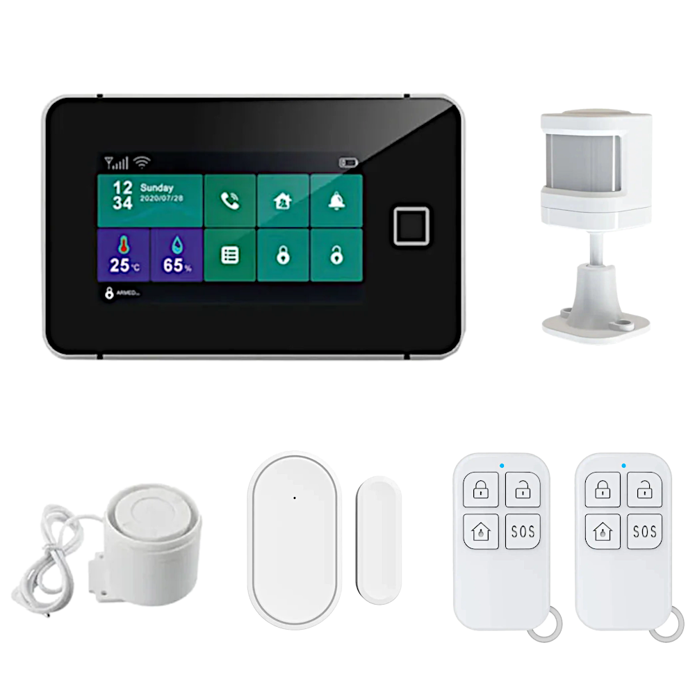 AMALOCK ALM5000 Smart Wi-Fi Alarm Kit With Fingerprint Sensor