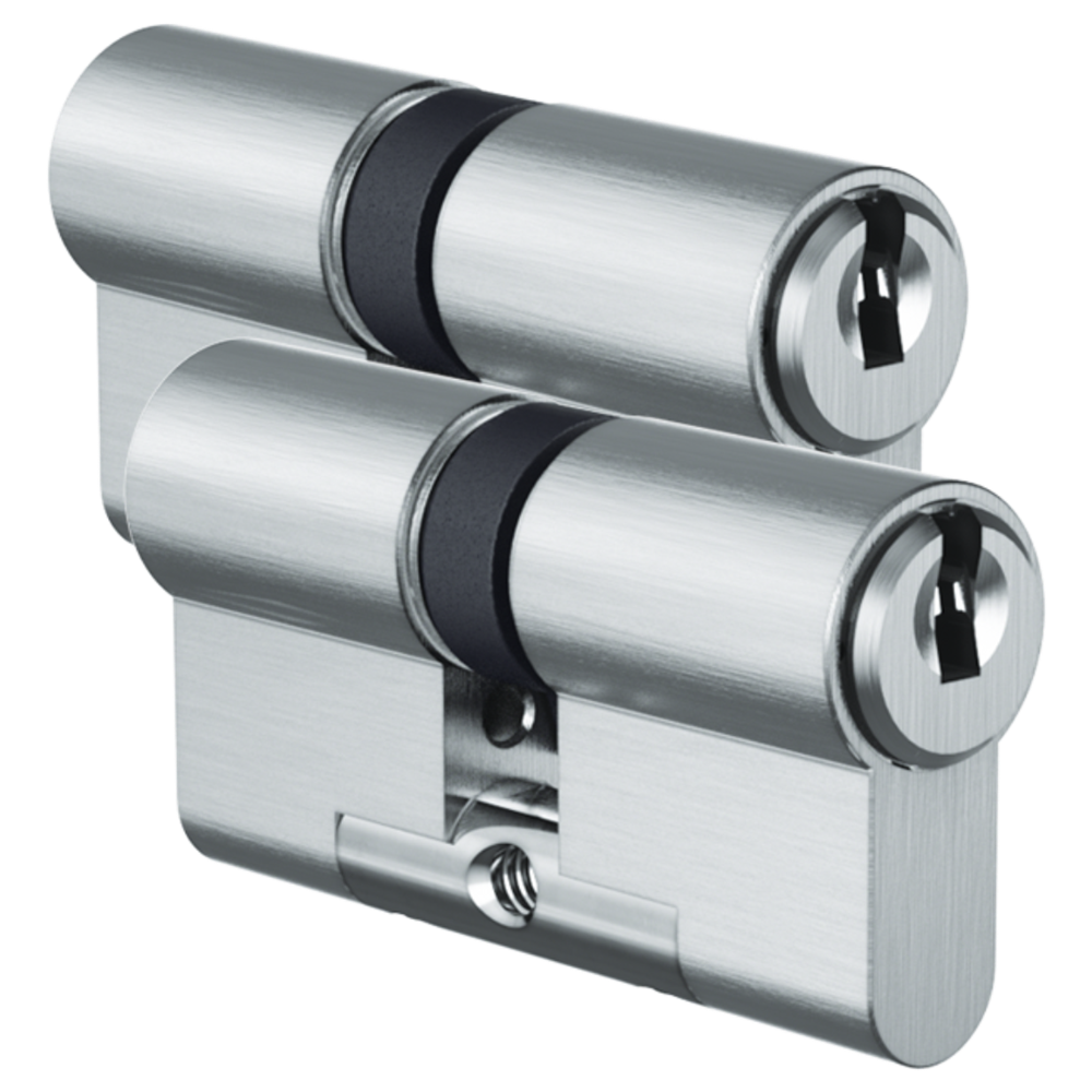 EVVA ICS Keyed Alike Pair DZ Double Euro Cylinder 6 Keys TS007 3*