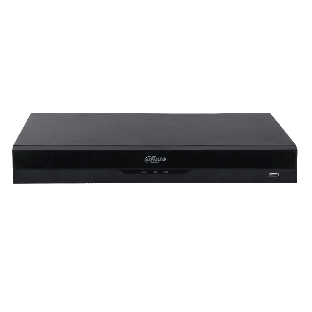 DAHUA NVR 4000 Series 16 Channel WizSense AI 256Mbps/180Mbps (AI Enabled) Incoming Bandwidth, 4K Output NVR4216-16P-EI