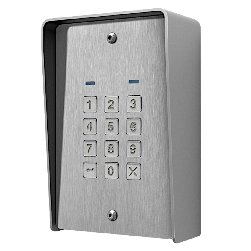 VIDEX 8901/S Keypad Surface Mounted 3 Code 3 Way Illuminated With Rainshield