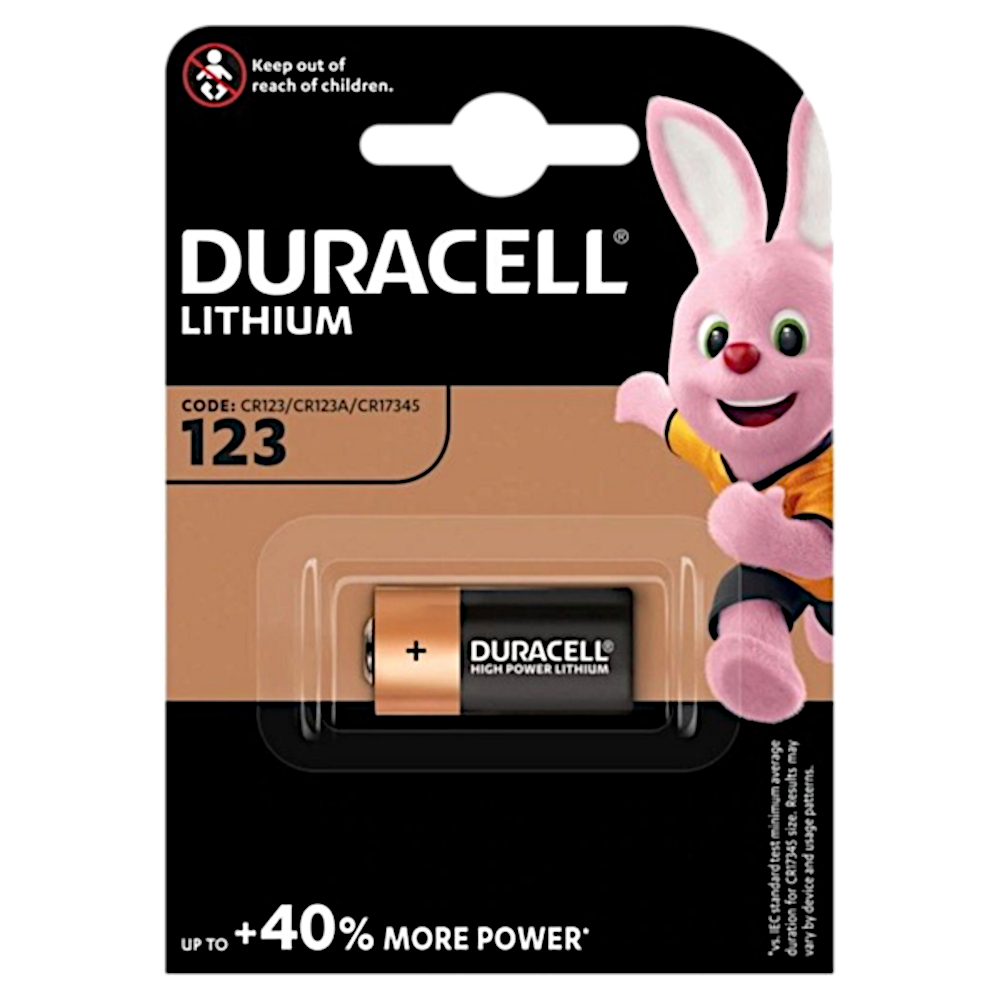 DURACELL Ultra CR123 3V Lithium Battery S328