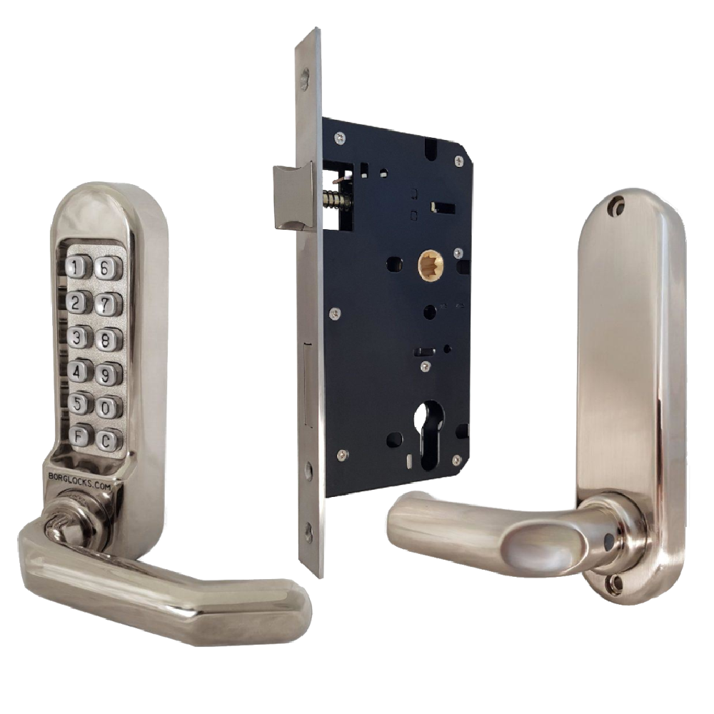 BORG LOCKS BL5003 FT Digital Lock With DIN Euro Profile 72mm Centres Sashlock Fire Rated BSEN1634-1