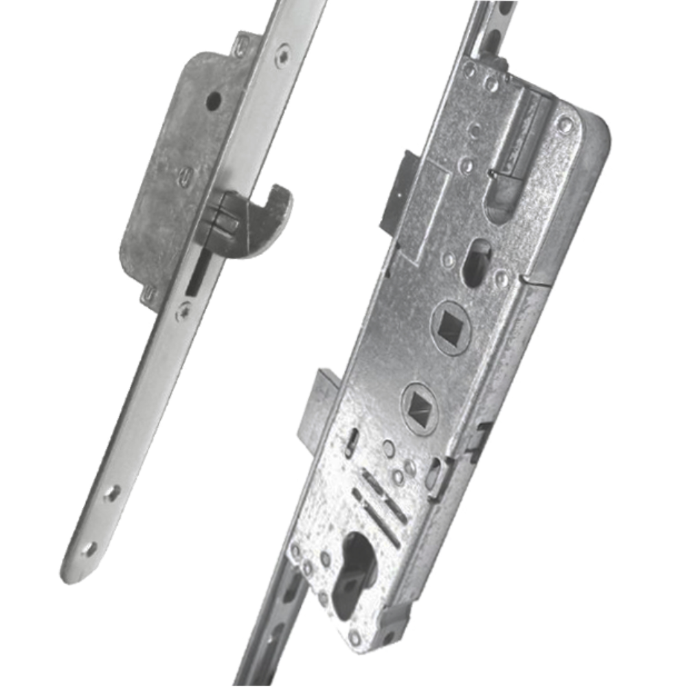 ELITE Composite Lever Operated Latch & Deadbolt Twin Spindle 20mm Faceplate - 2 Hook