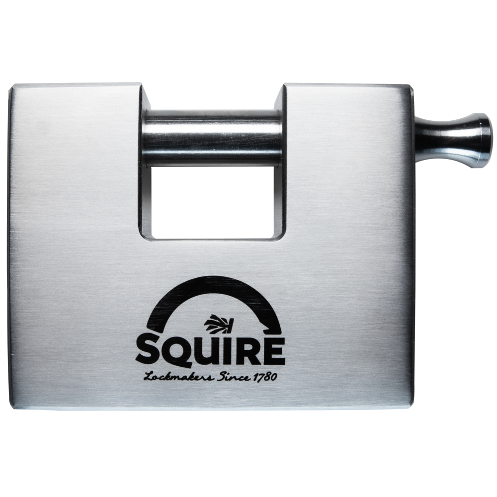 SQUIRE Body Only Stronghold ST75S Stainless Steel Container Sliding Shackle Padlock To Take KIK-SS Insert