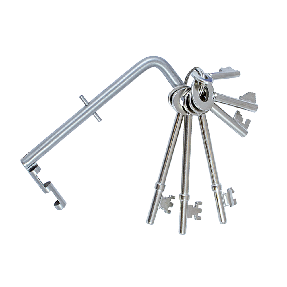 WALSALL LOCKS Set of FB Keys Including Drop Key