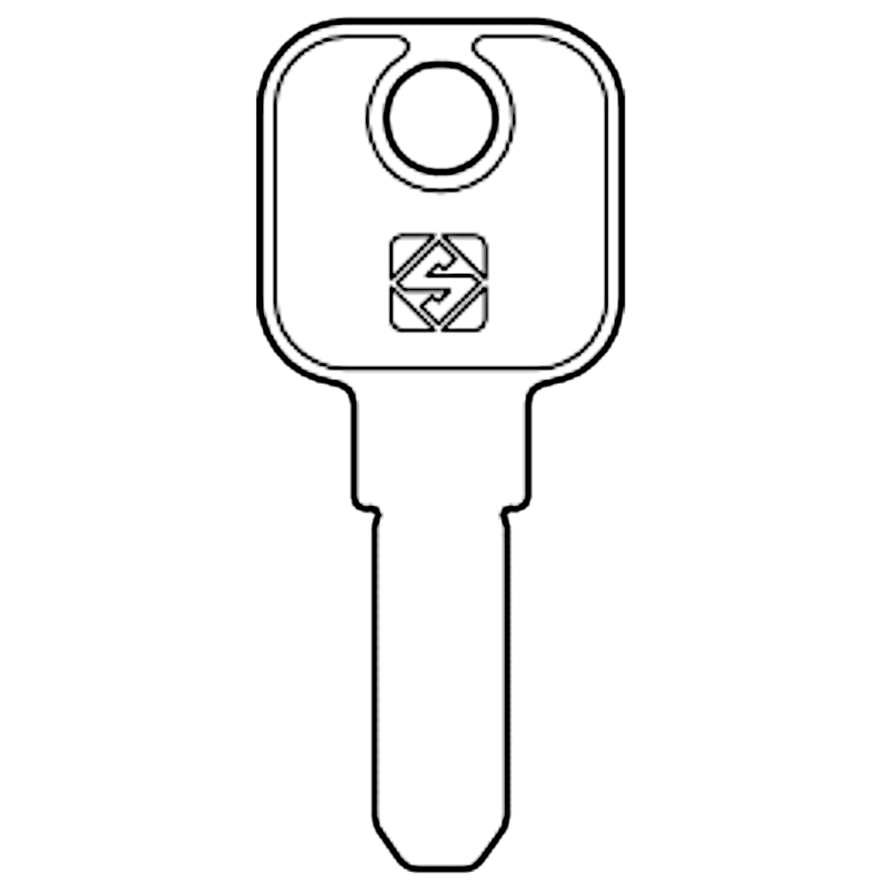 SILCA SSO4 Dimple Key Blank To Suit Siso