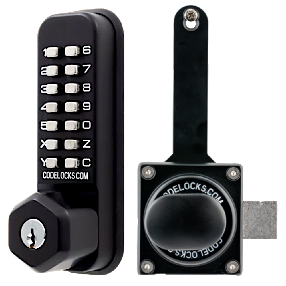 CODELOCKS CL200 Marine Grade Digital Gate Lock With Surface Latch & Key Override