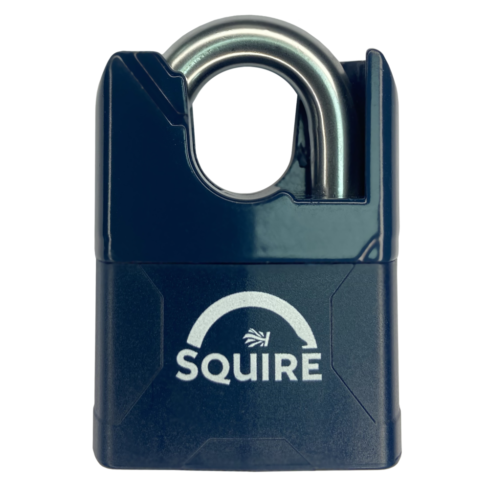 SQUIRE Stronglock Plus Laminated Padlock In Protective Casing Closed Shackle