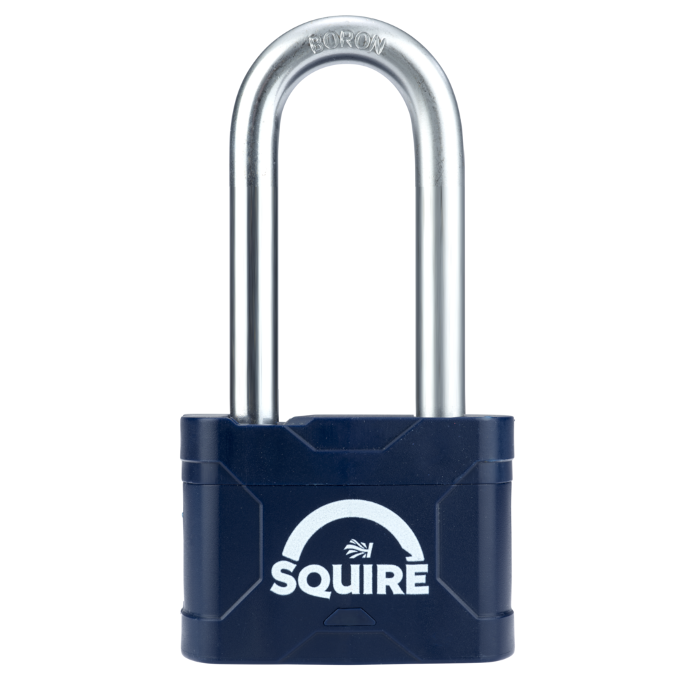 SQUIRE Stronglock Plus Laminated Padlock In Protective Casing Long Shackle