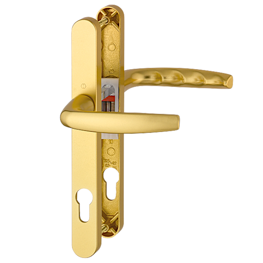 HOPPE Atlanta 92PZ Euro Profile Lever/Lever Handle On 26mm Narrow Backplate 1530/3623N