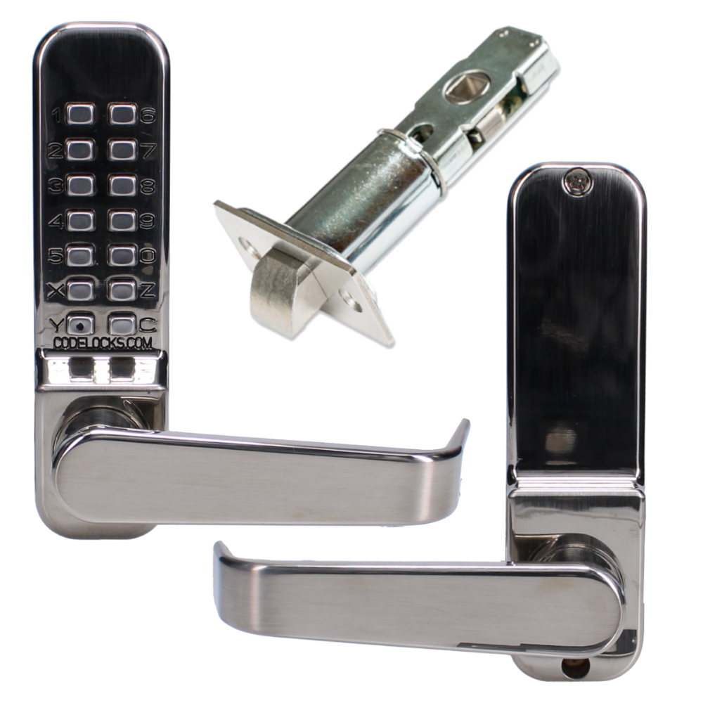 CODELOCKS CL0440 / CL0445 Stainless Steel Digital Gate Lock With Adjustable Latch