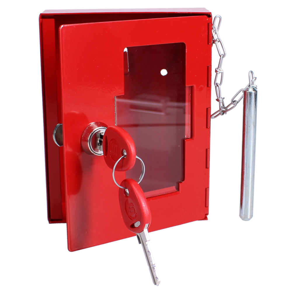 SECURIKEY EK1A Emergency Key Box Glass Fronted With Camlock
