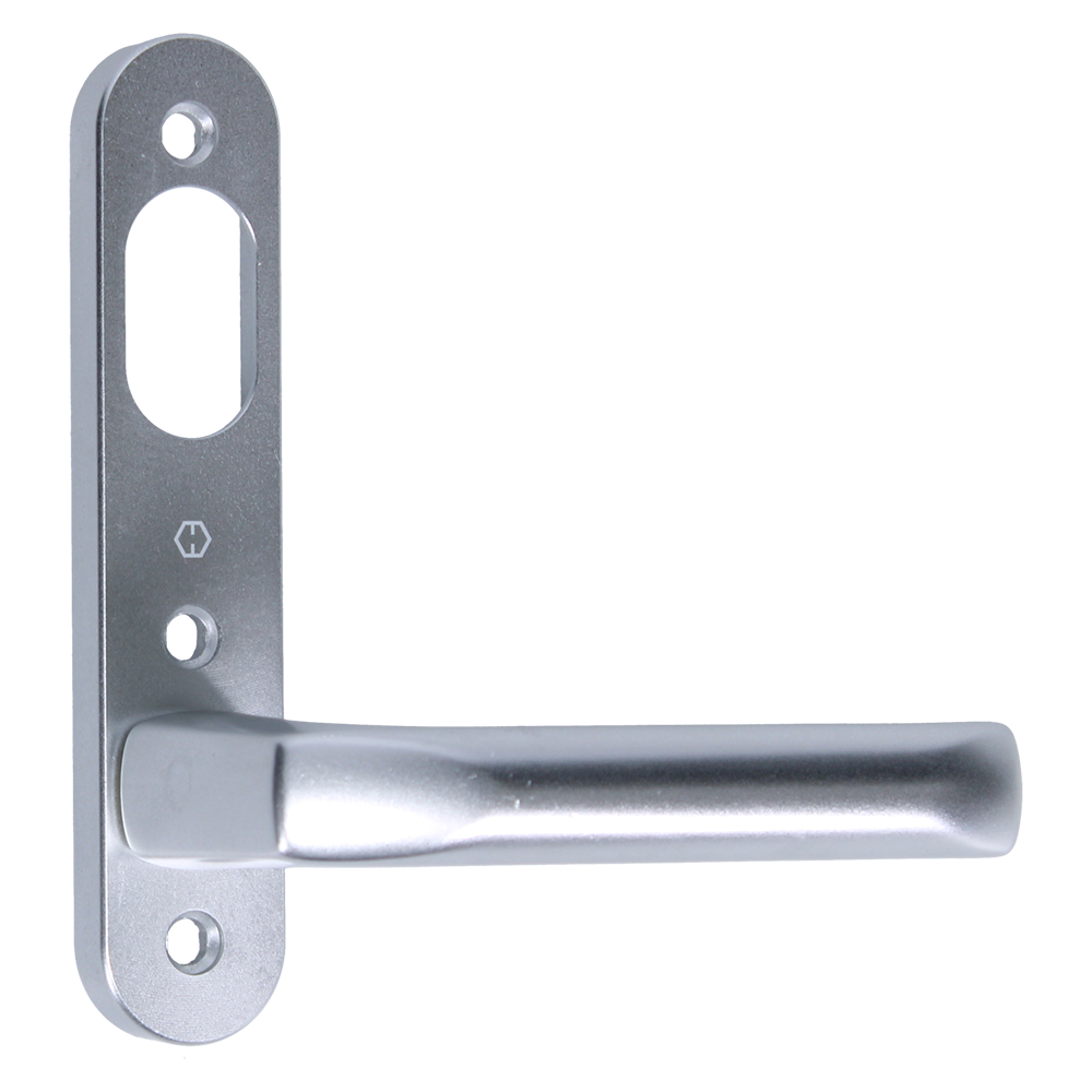 NORDAN NTech Villa Balcony Door Handle 3 Fix External With Cutout To Suit Scandinavian Oval