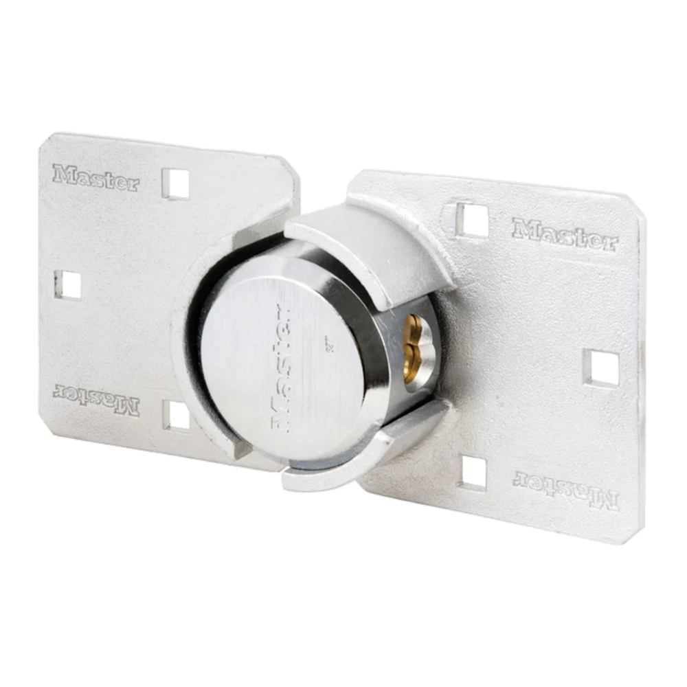 MASTER LOCK Van Lock Hasp & Round Padlock 736EURD