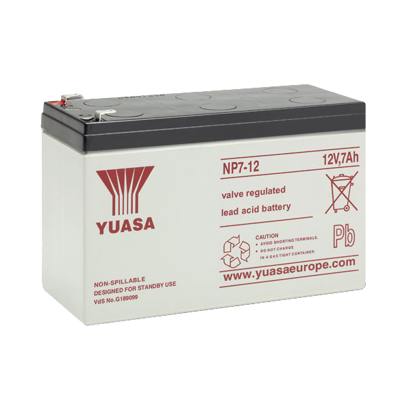 YUASA 12VDC Battery